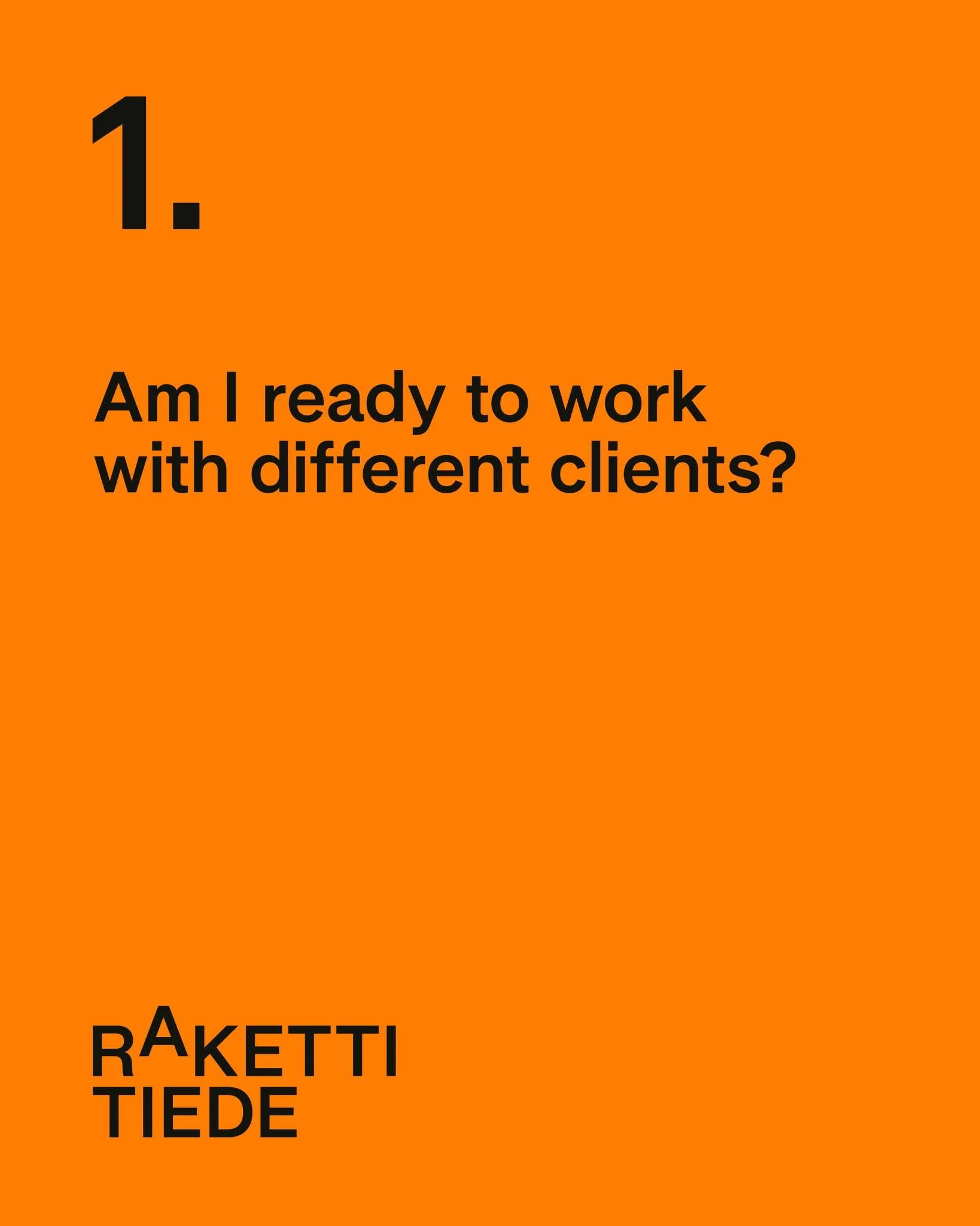 Switching to consulting at Rakettitiede might be the best career decision you&rsquo;ll ever make &ndash; but how can you be sure? 🤨

🧑&zwj;🚀 We have the answer! We came up with six questions you can ask yourself to see whether donning a moon suit 