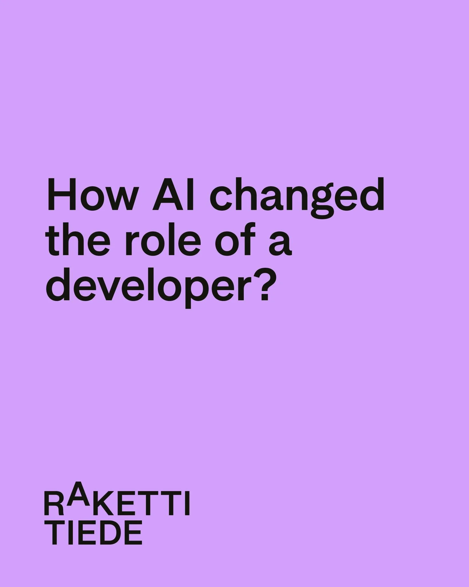 &ldquo;Trust did not come from believing that AI is always right. It came from making errors visible and manageable.&rdquo; &ndash; Sergey Alto, rocket scientist #45

The real shift is not AI generating code, but developers using it to automate workf