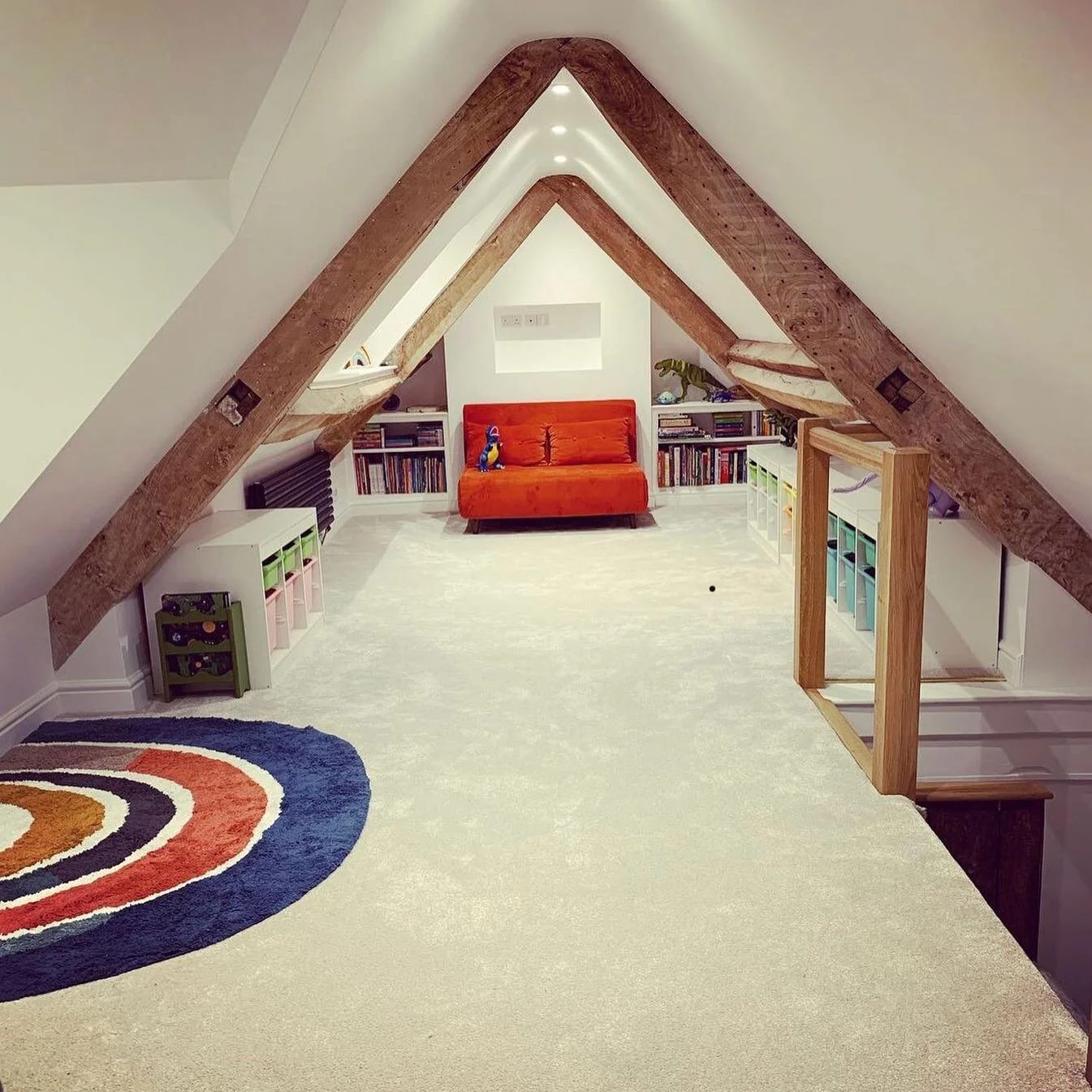 Amazing before and after photos from loft renovation. Thanks to Michelle &amp; Charlie for the opportunity to create an amazing space. Big thanks to all my team for the outstanding effort. #familytime #familylife❤️ #playroomdecor #playroomstorage #lo