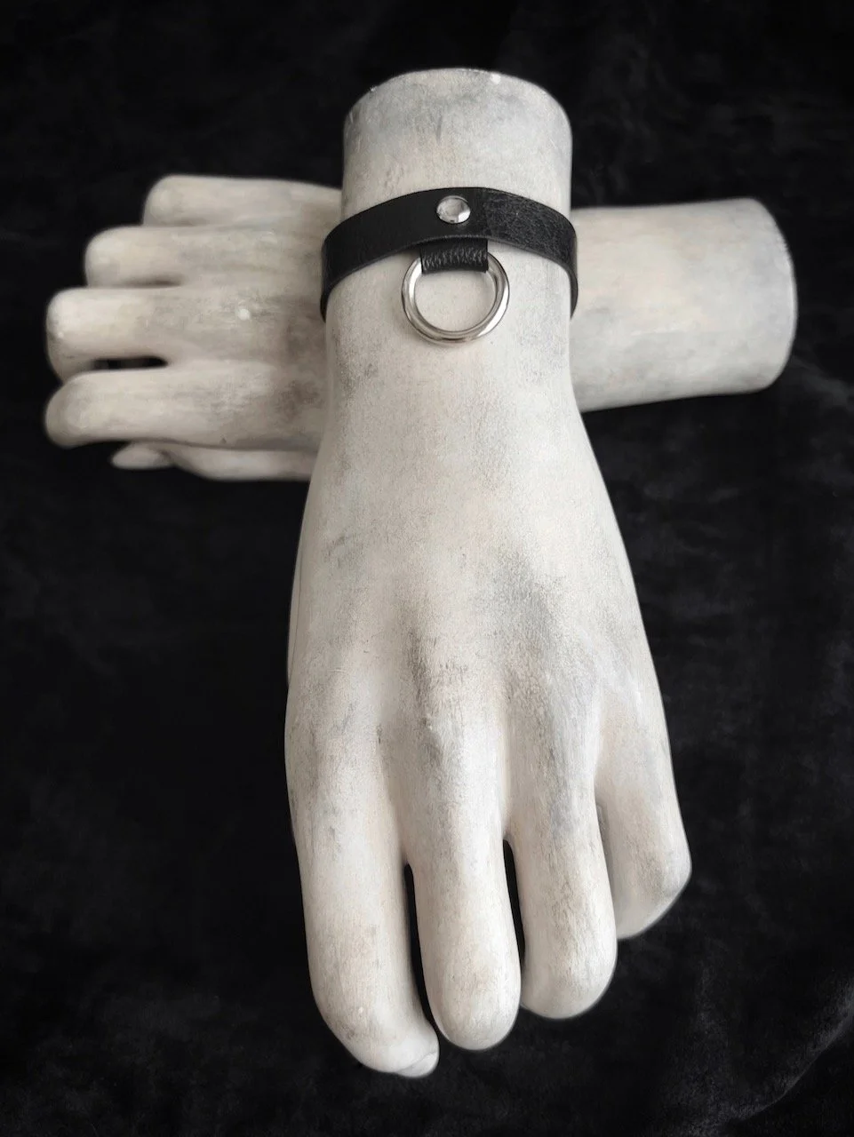 Faux leather cuff bracelet deals