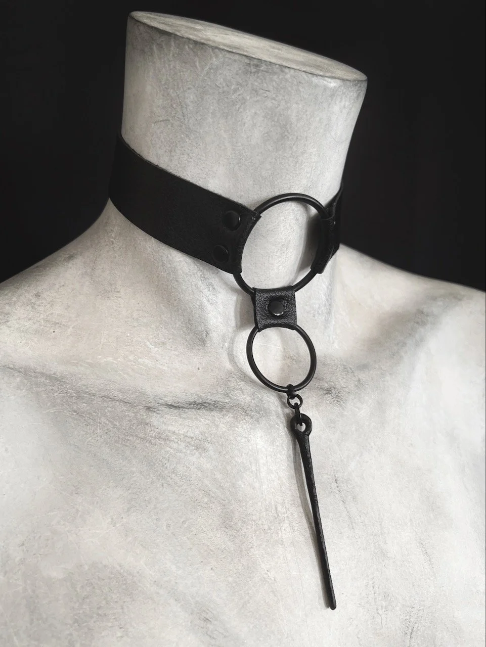 Male Goth Choker 1