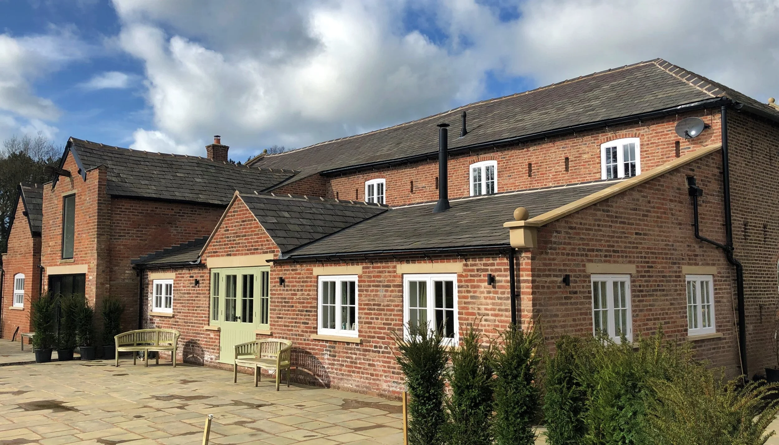 Listed Barn Conversion & Extension, Cheshire: Rear Elevation Detai