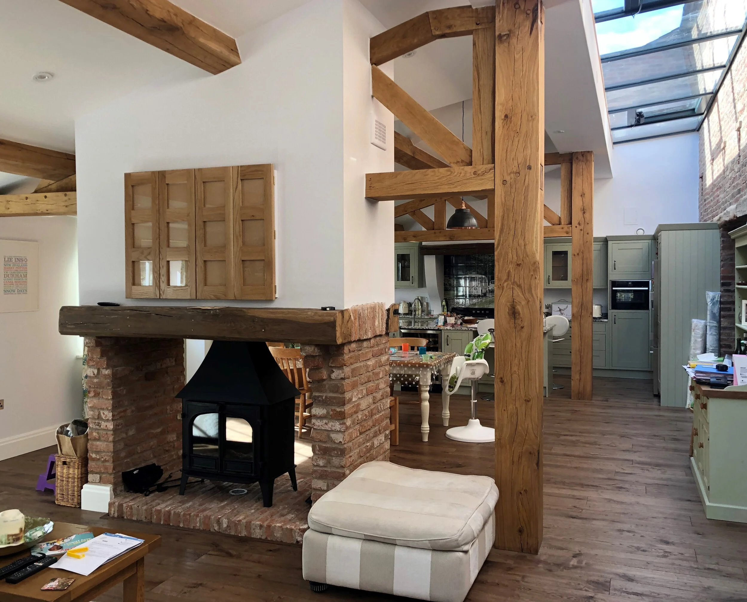 Listed Barn Conversion & Extension, Cheshire: Extension Internal