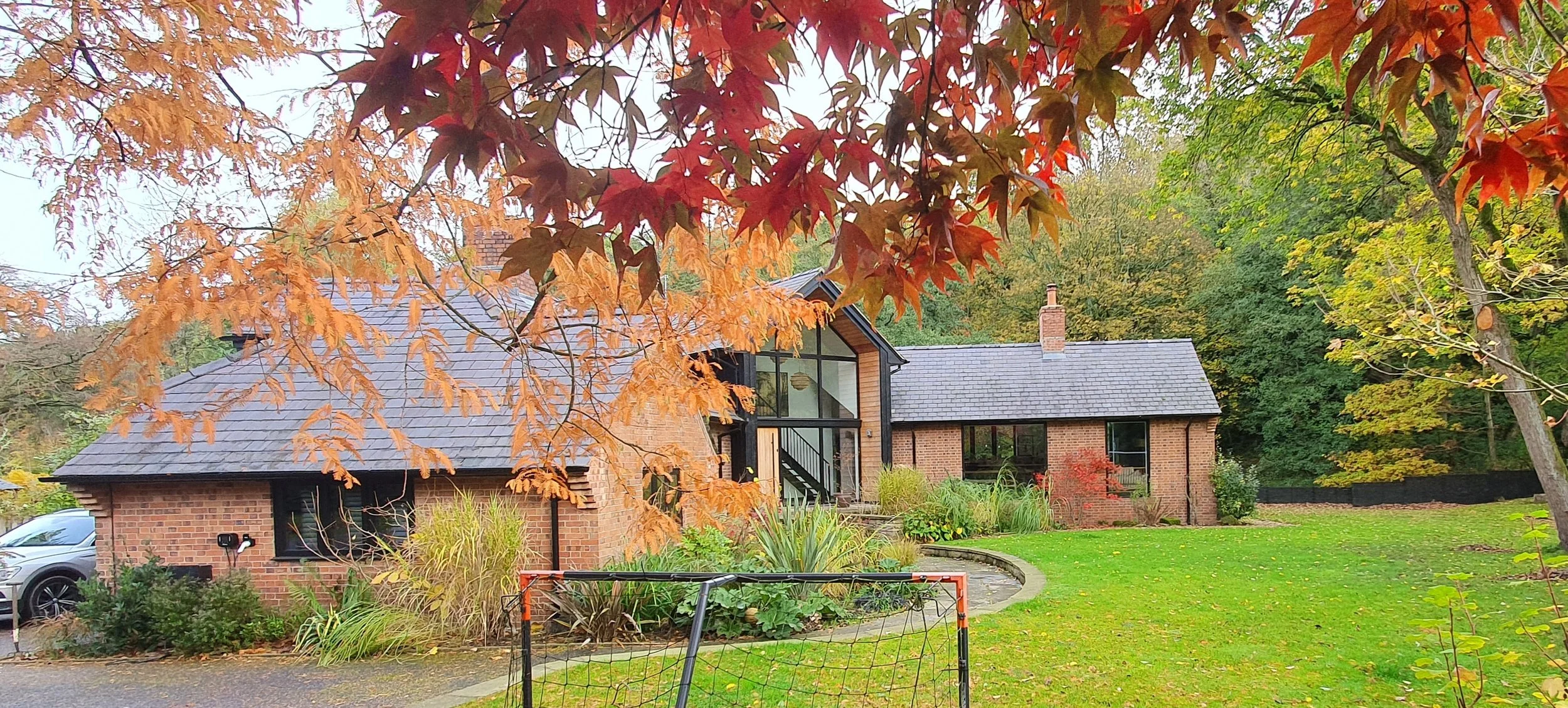 Exterior rear from West