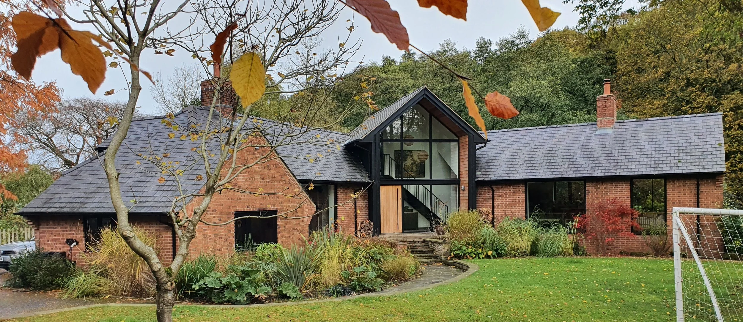 Exterior view from gardens