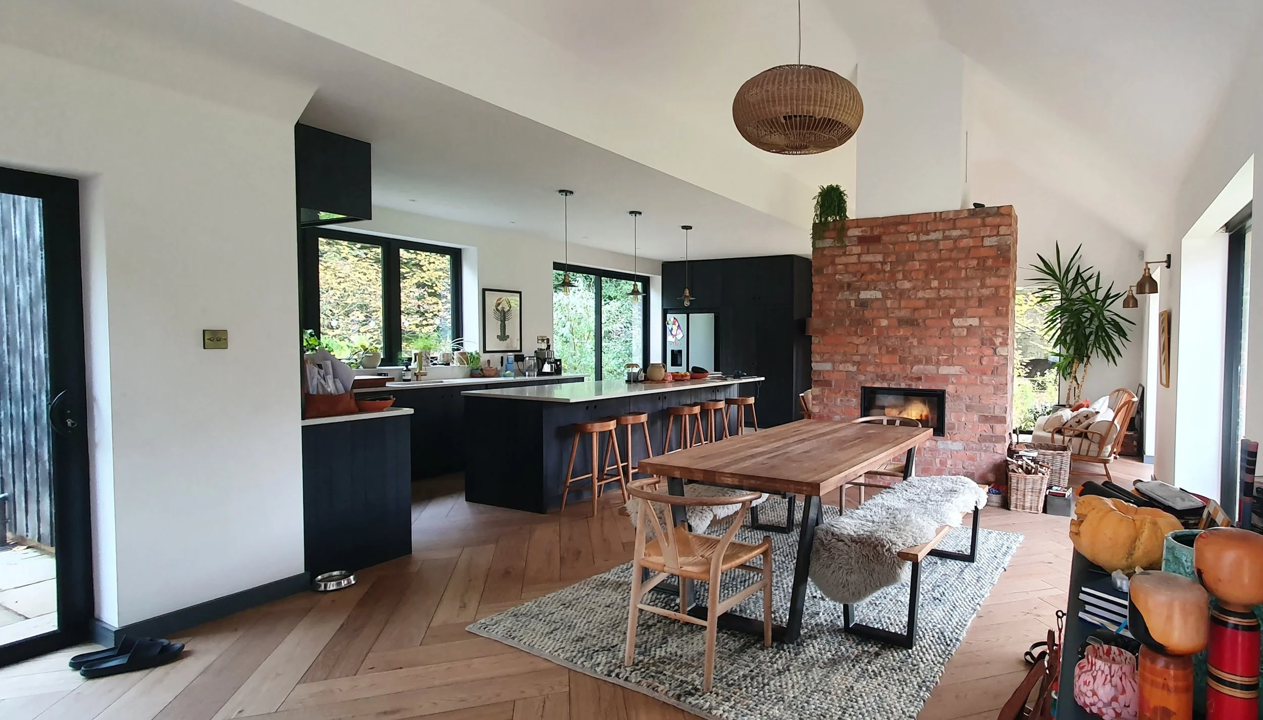 Interior Open Plan Kitchen Dining