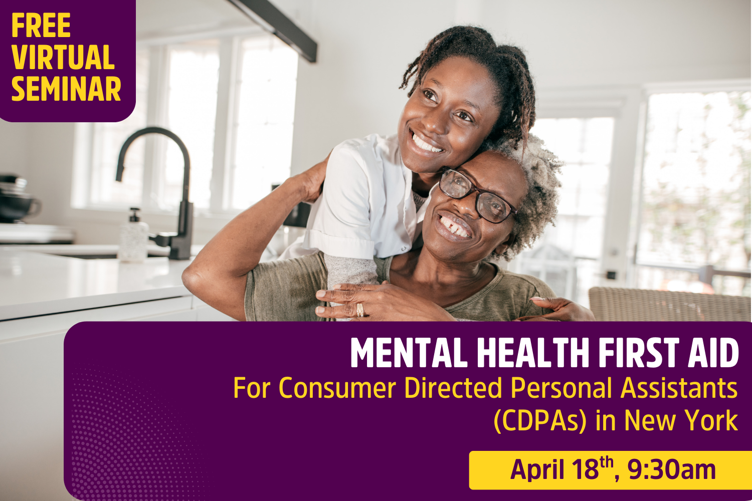 Mental Health First Aid (English, Virtual)