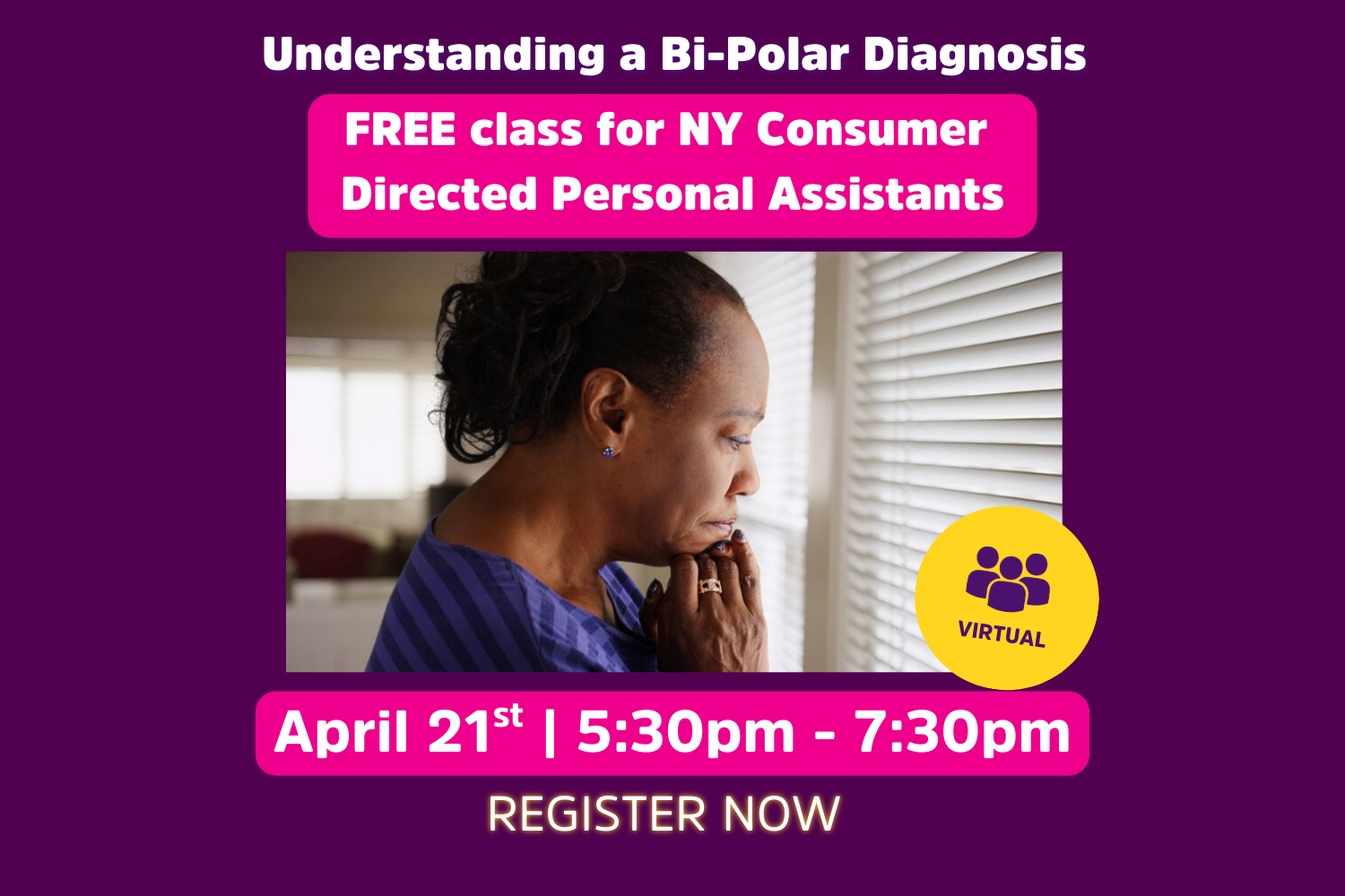 Understanding a Bipolar Diagnosis (English, Virtual)