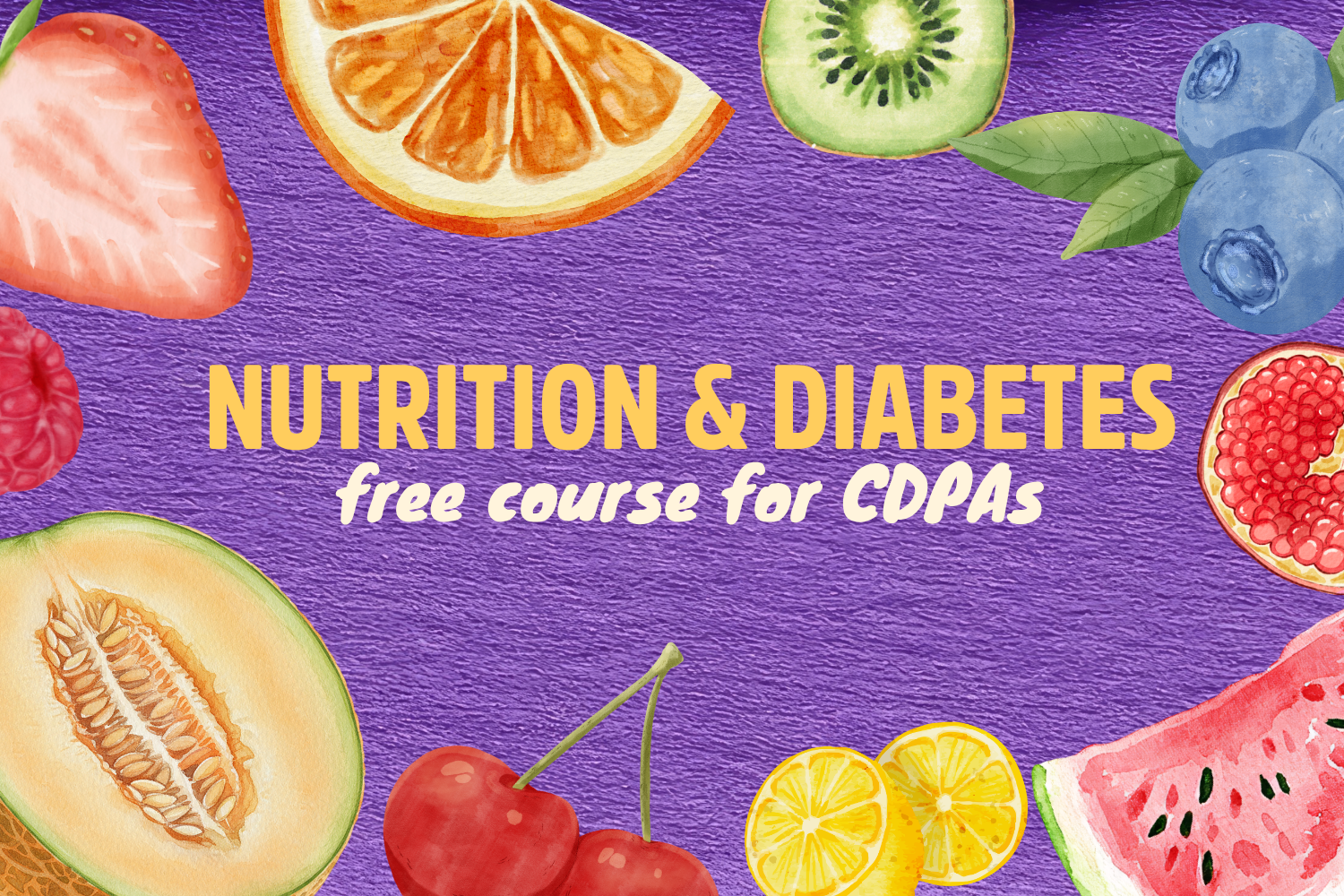 Nutrition & Diabetes (English, Virtual)