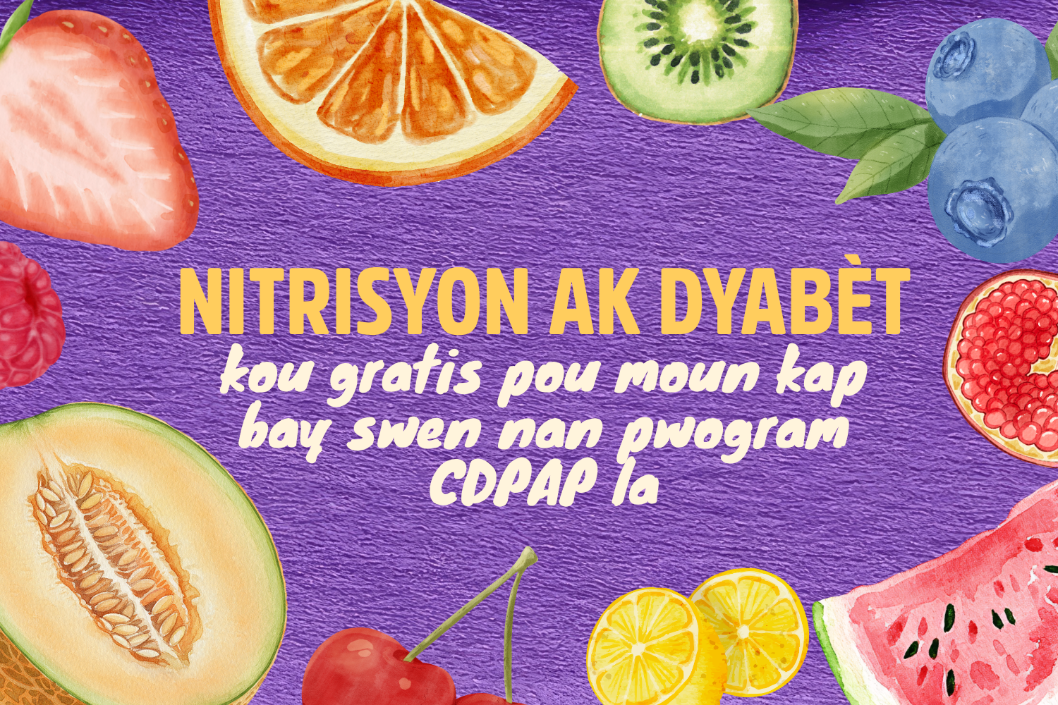 Nitrisyon ak dyabèt (Kreyòl, Vityèl)