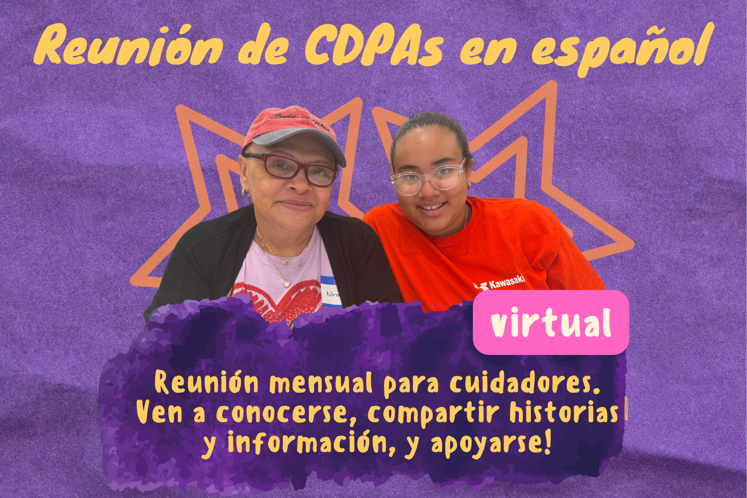 Reunión de cuidadores de CDPAP (Español, Virtual)