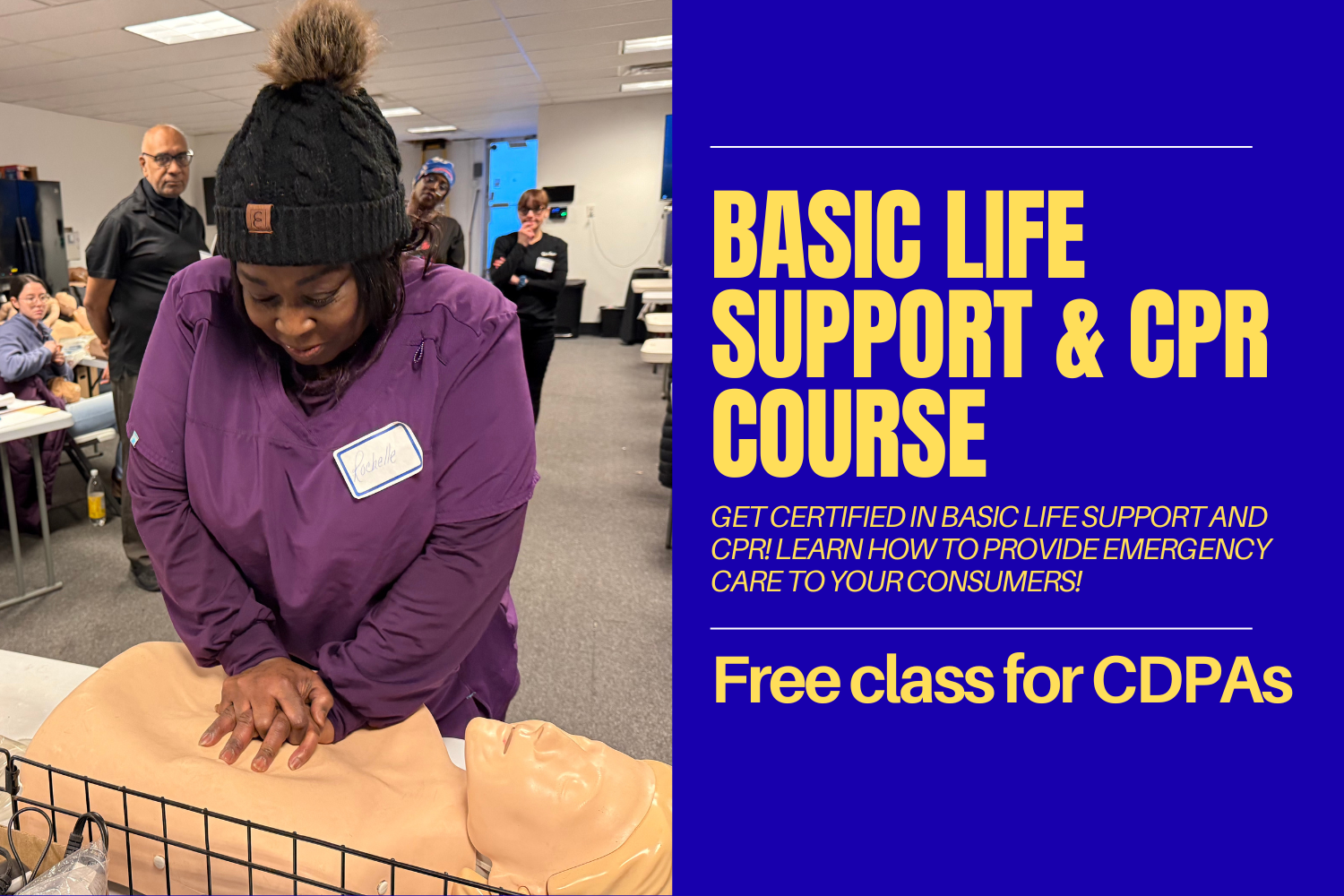 Basic Life Support &amp; CPR Training (English, Midtown NYC)