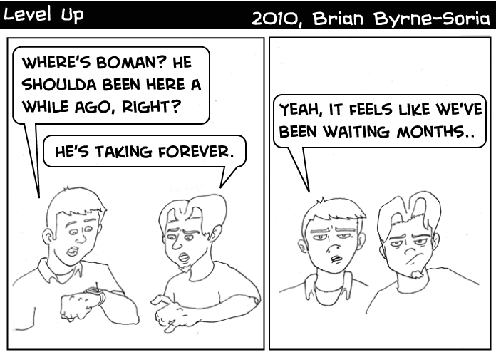 Taking A While + Stencil  - Level Up Comics #9 + #10