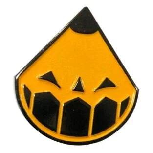 Lead Head Drawlloween Pin