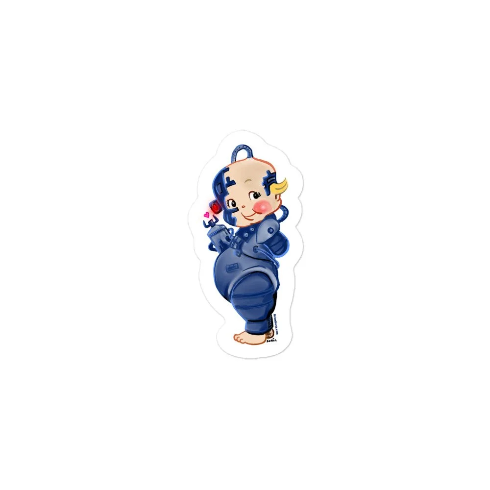 Lil Locutie of Borg Bubble-free stickers