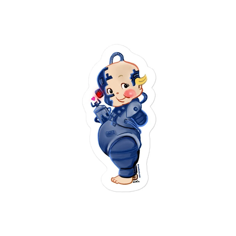 Lil Locutie of Borg Bubble-free stickers