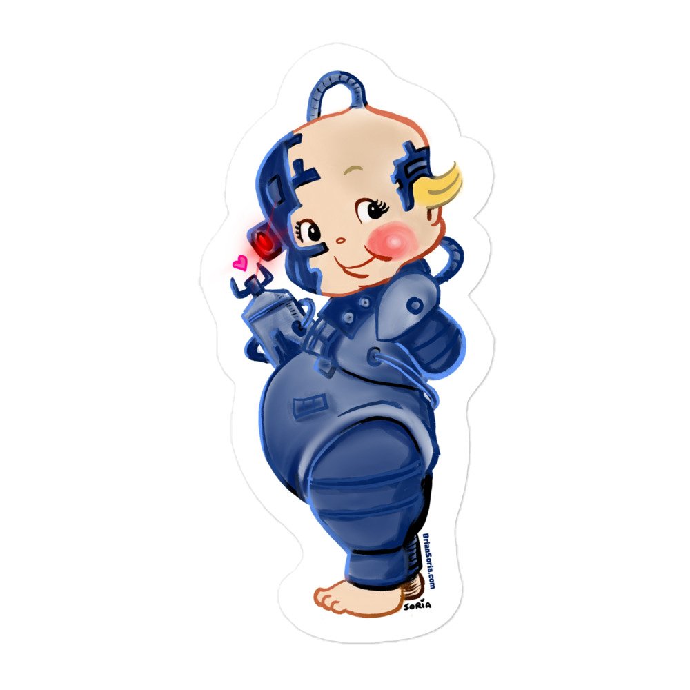 Lil Locutie of Borg Bubble-free stickers