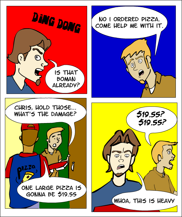 Pizza's Here - Level Up Comics #8
