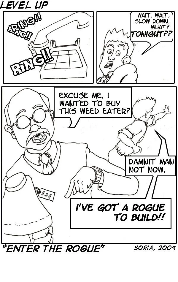 "Enter The Rogue" - Level Up Comics #5