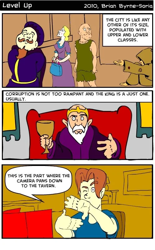Out of the Camera Pan... - Level Up Comics #20