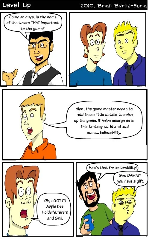Yup, Another Pun - Level Up Comics #23