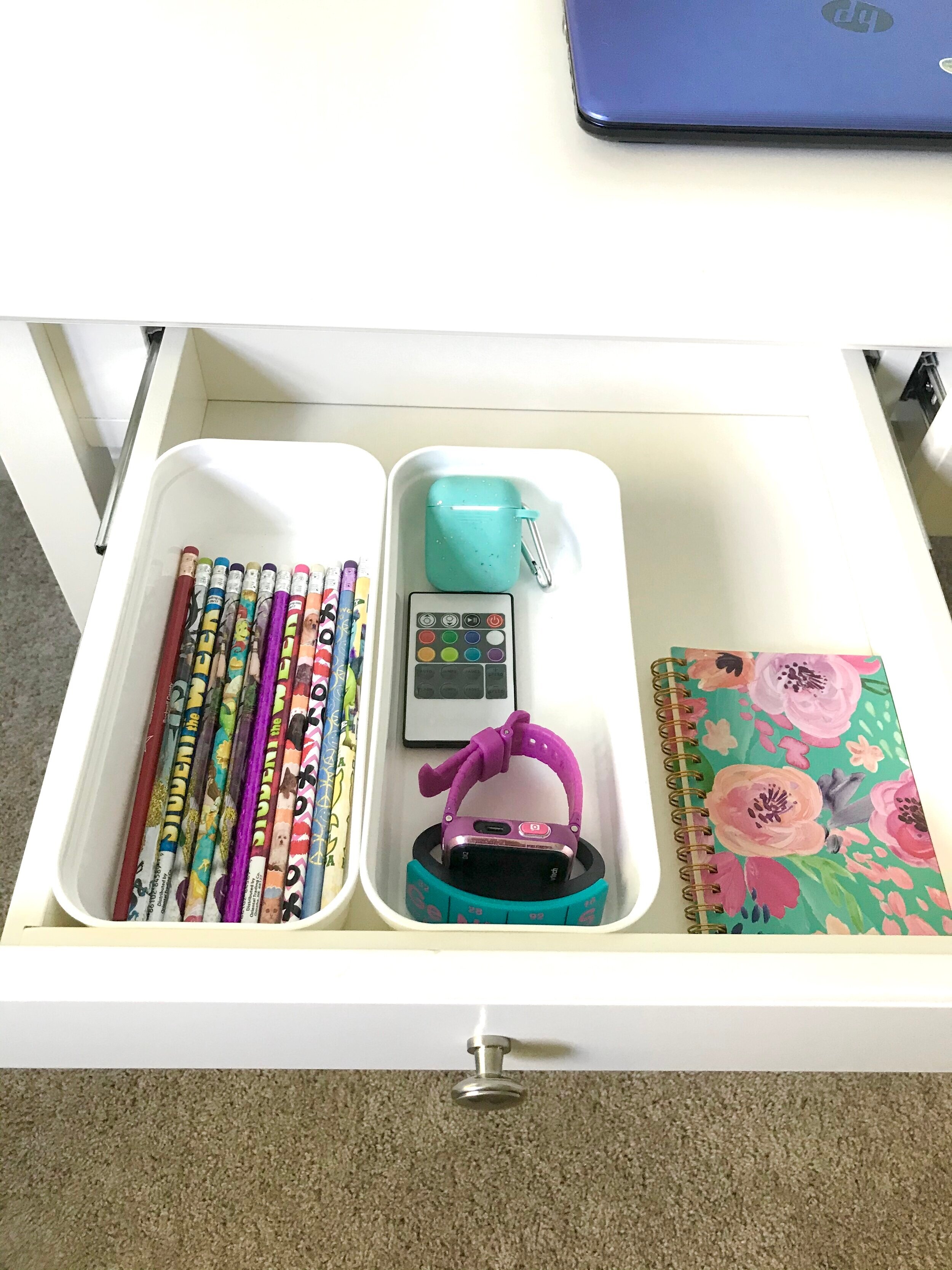 organized kids drawer