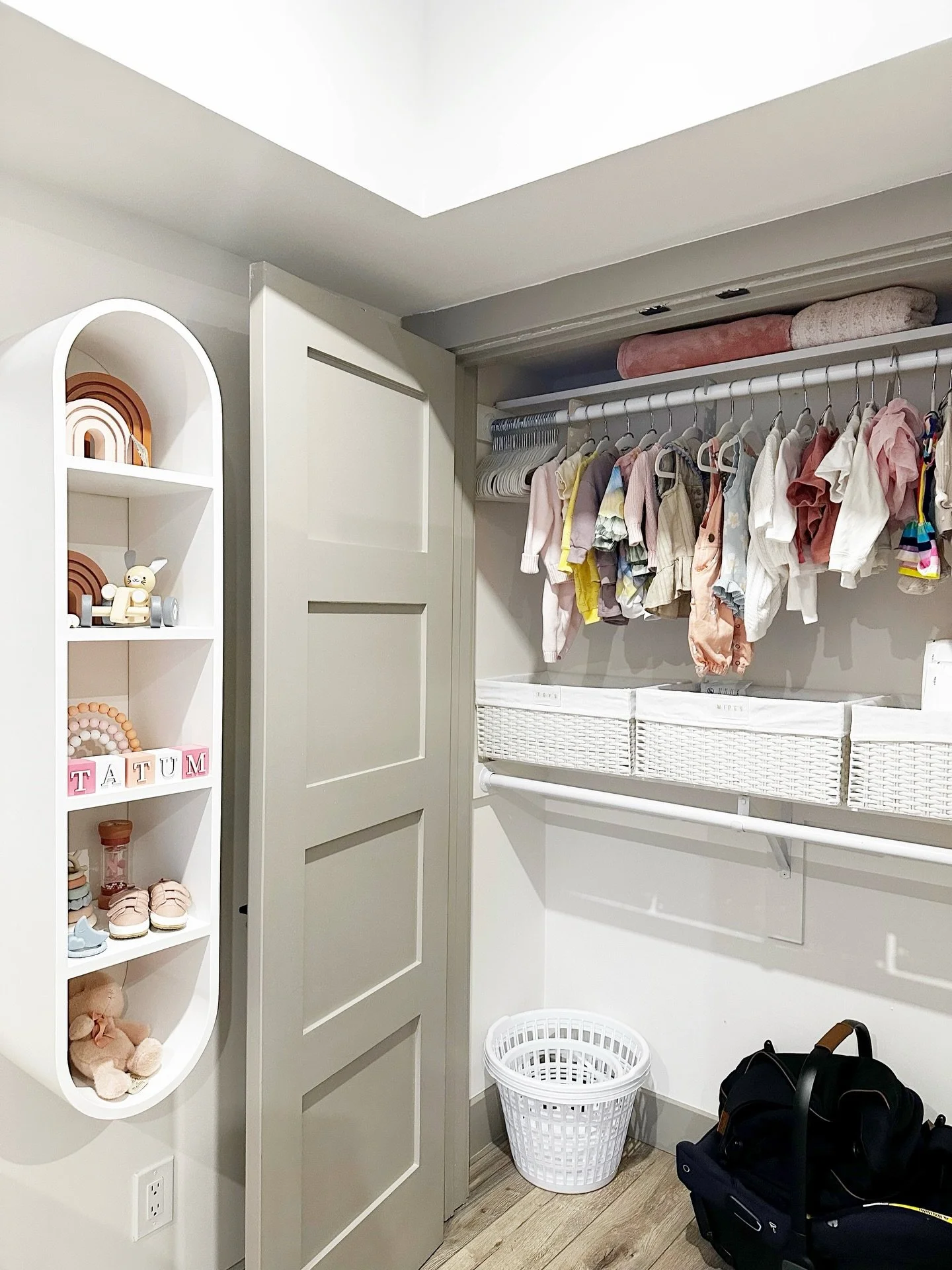 A beautiful beginning, intentionally prepared.

We had the honor of helping this sweet family get ready for their newest arrival by unpacking, setting up, and organizing every detail of this nursery. From baby essentials to everyday routines, everyth