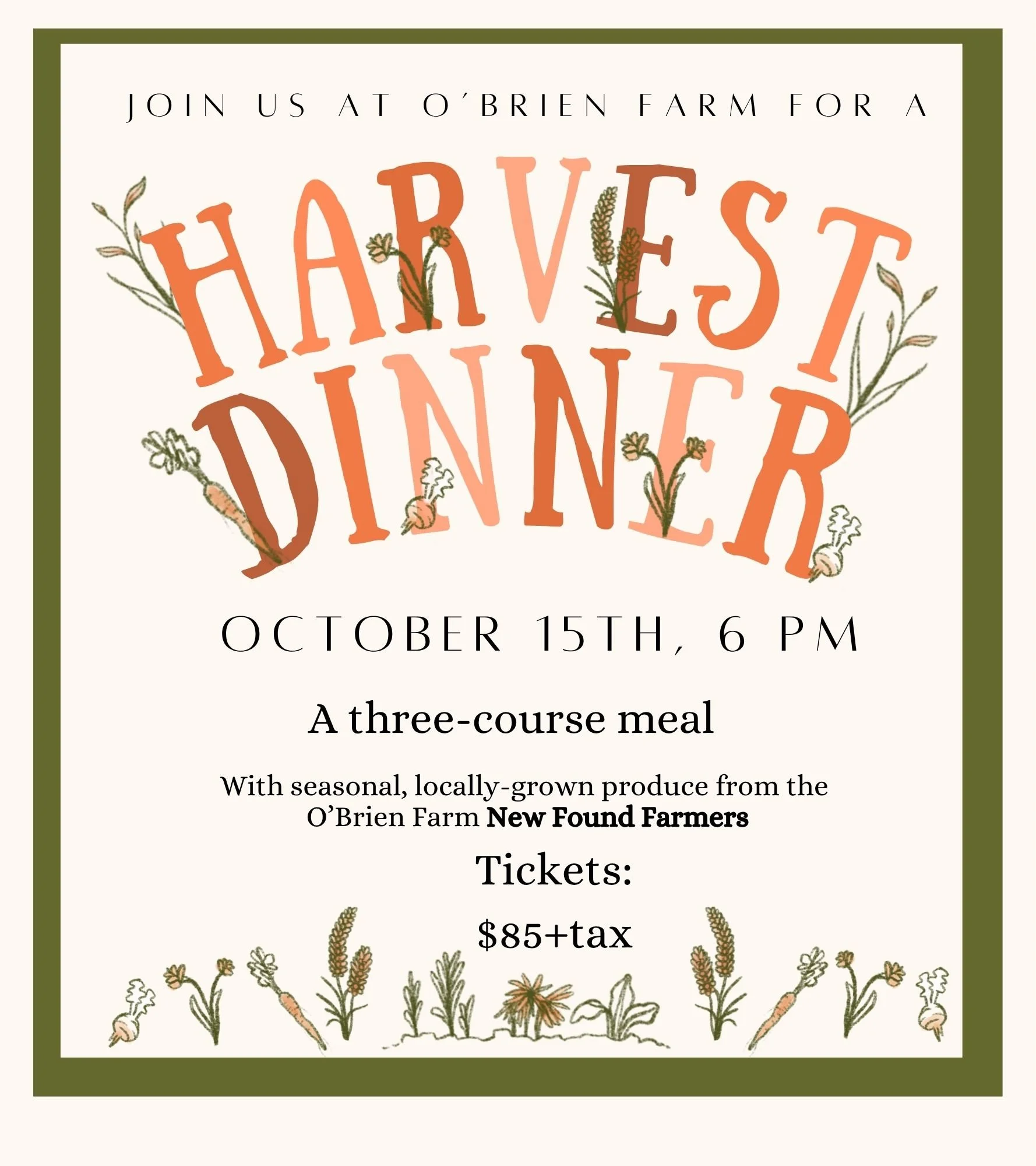 Harvest Dinner