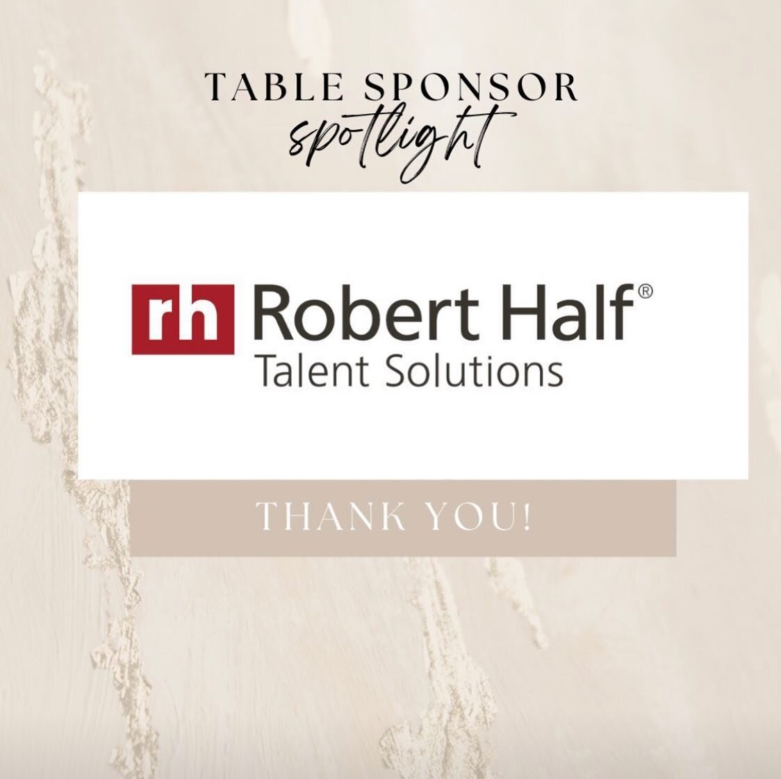 In addition to being our 2023-2024 chapter sponsor, @roberthalf has graciously donated table sponsorship - waiving the registration fees for 5 spots to this Thursday's Women Leaders Roundtable event at Creston Brewing! If you're interested in snaggin