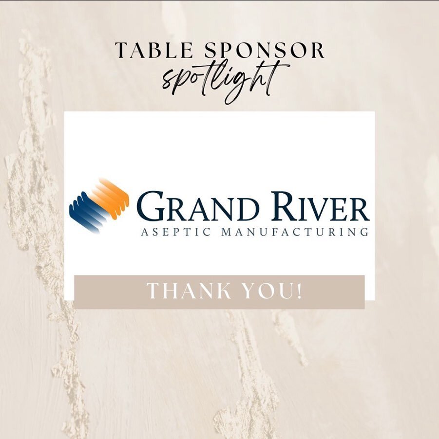 Thank you to table sponsor, Grand River Aseptic Manufacturing!

Grand River Aseptic Manufacturing (GRAM) is a leading pharmaceutical contract development and manufacturing organization delivering quality solutions for our customer's clinical through 