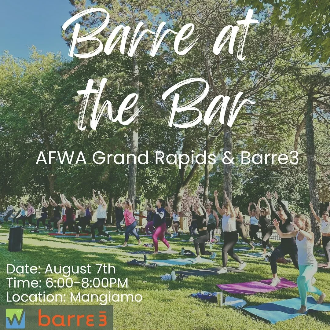 Join us at one of our annual favorites! This scholarship fundraiser includes a barre class instructed by @barre3grandrapids followed by networking, cocktails, appetizers, and a silent auction! All proceeds from this event will benefit our local annua