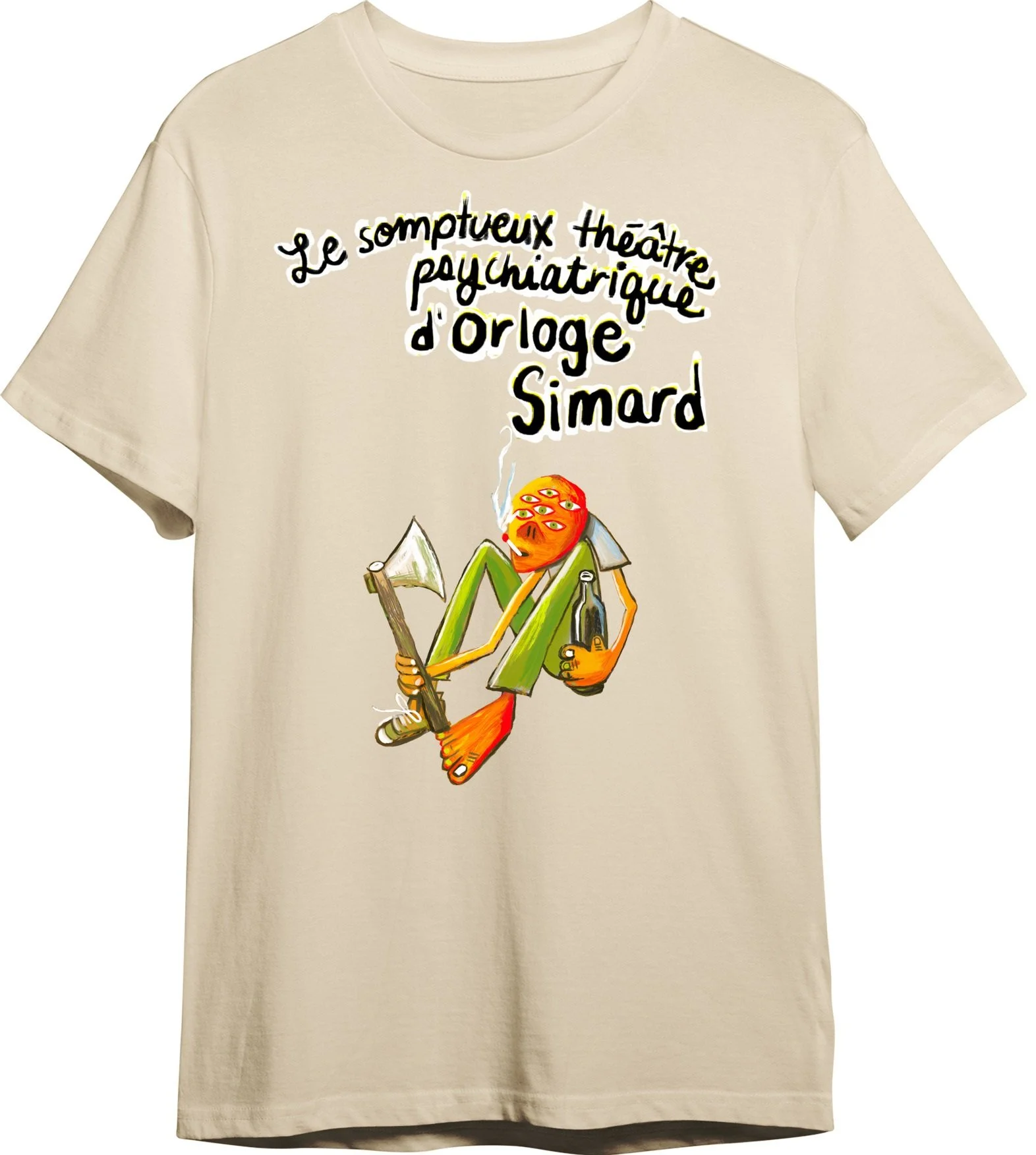 *PRÉVENTE* T-Shirt «Le somptueux théâtre psychiatrique»