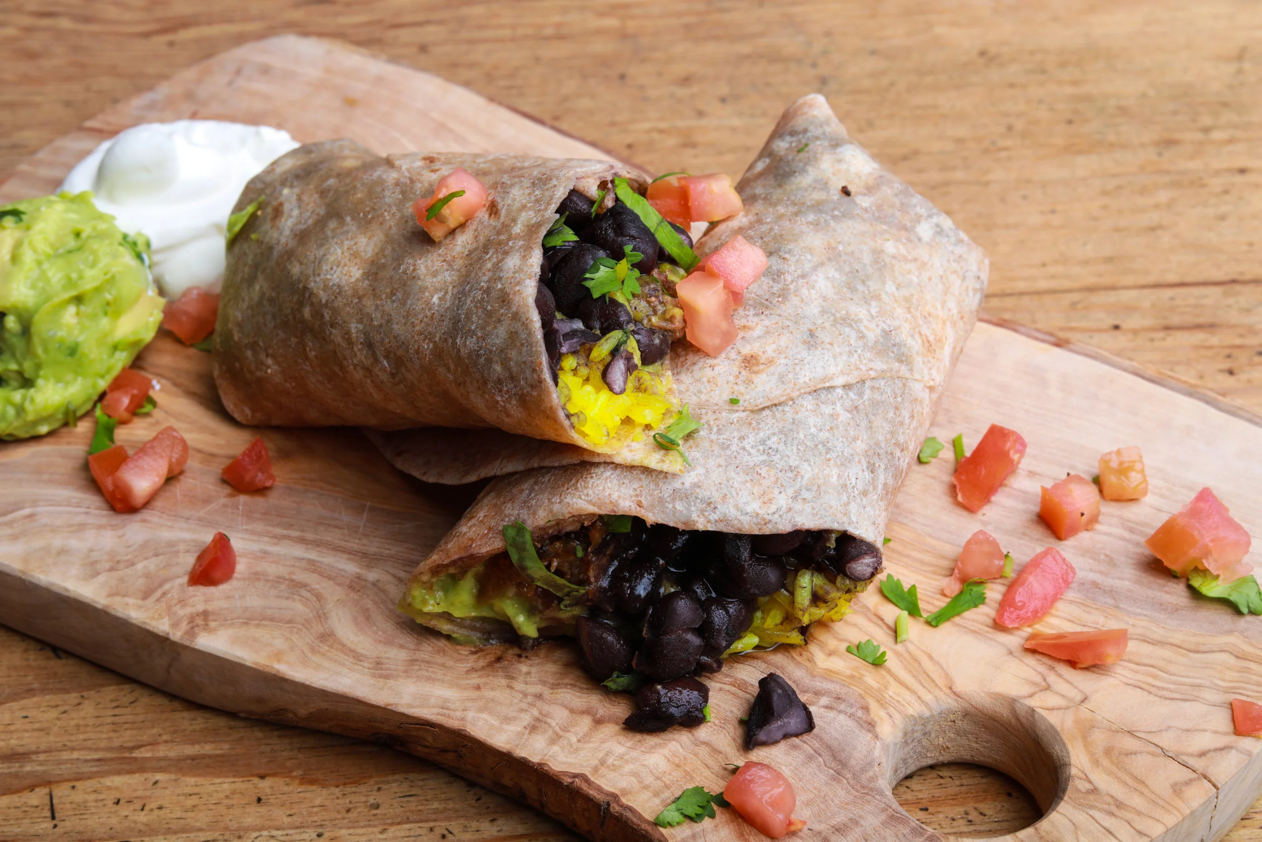 Veggie Breakfast Burritos