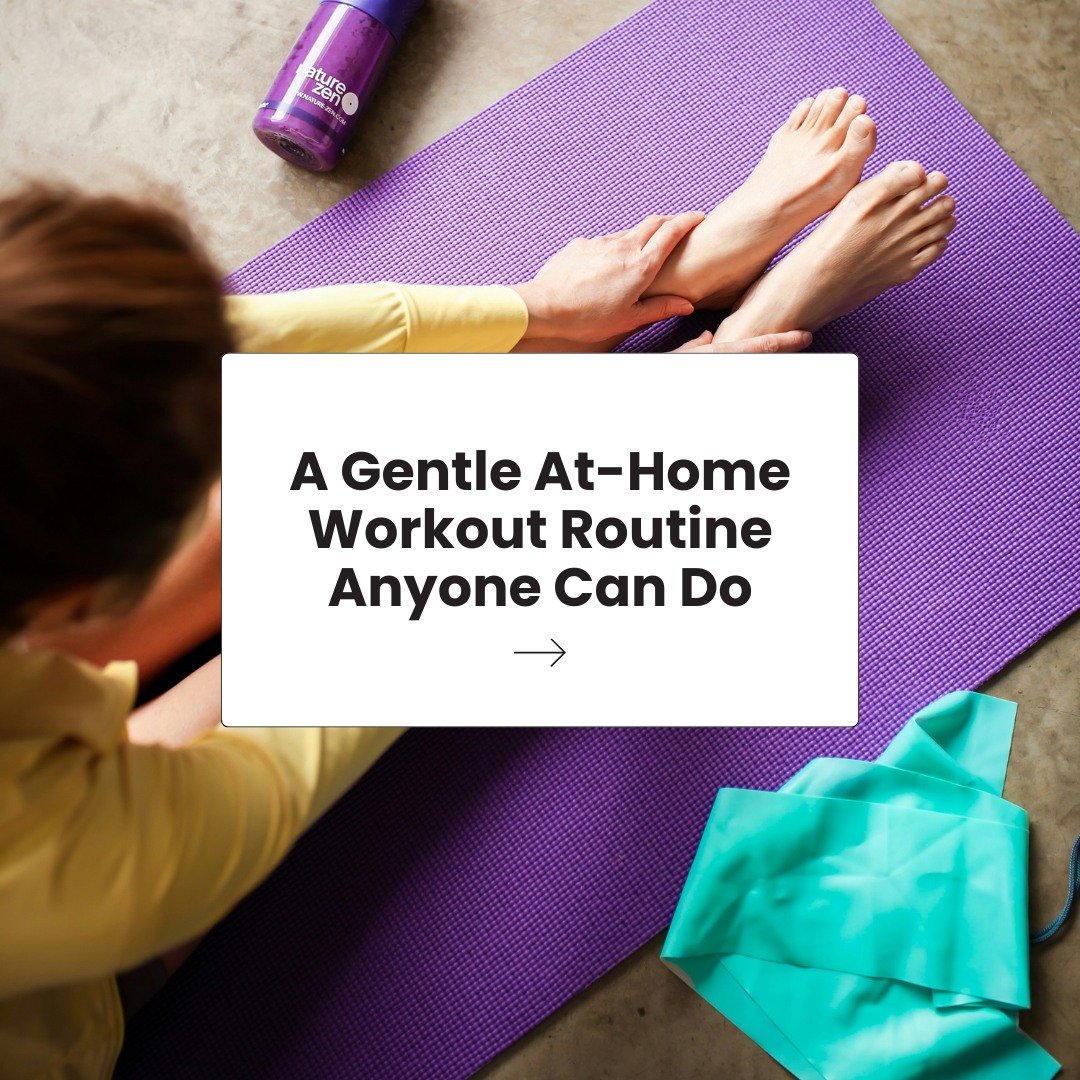 Here's a gentle at-home workout routine designed specifically for those new to exercise, focusing on safety and ease of movement. This routine requires no special equipment and can be completed in about 20-30 minutes.

Warm-Up (5 minutes)
Arm Swings 