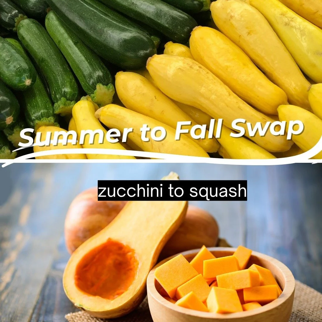 Fall flavors are here! π Trade your summer produce for seasonal favorites that keep your meals fresh, colorful, and cozy. Swipe for inspiration! π
Grab my FREE Fall Tips Guide: Comment "Fall Focus"β¬