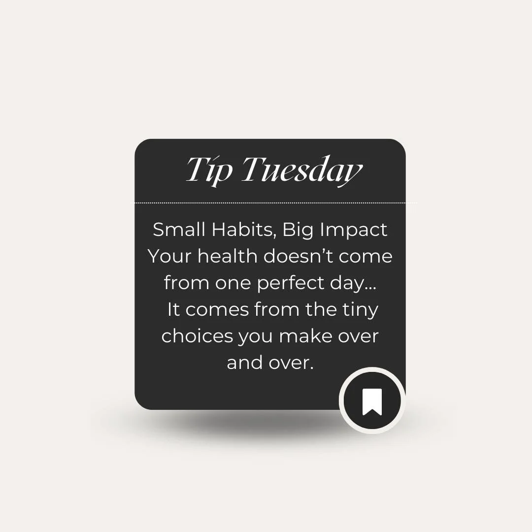 Tip: Choose one habit to be consistent with this week &mdash; water intake, a daily walk, protein at each meal, or shutting down screens 30 minutes earlier.
Master one, then stack the next.

Your future self will thank you. 💛