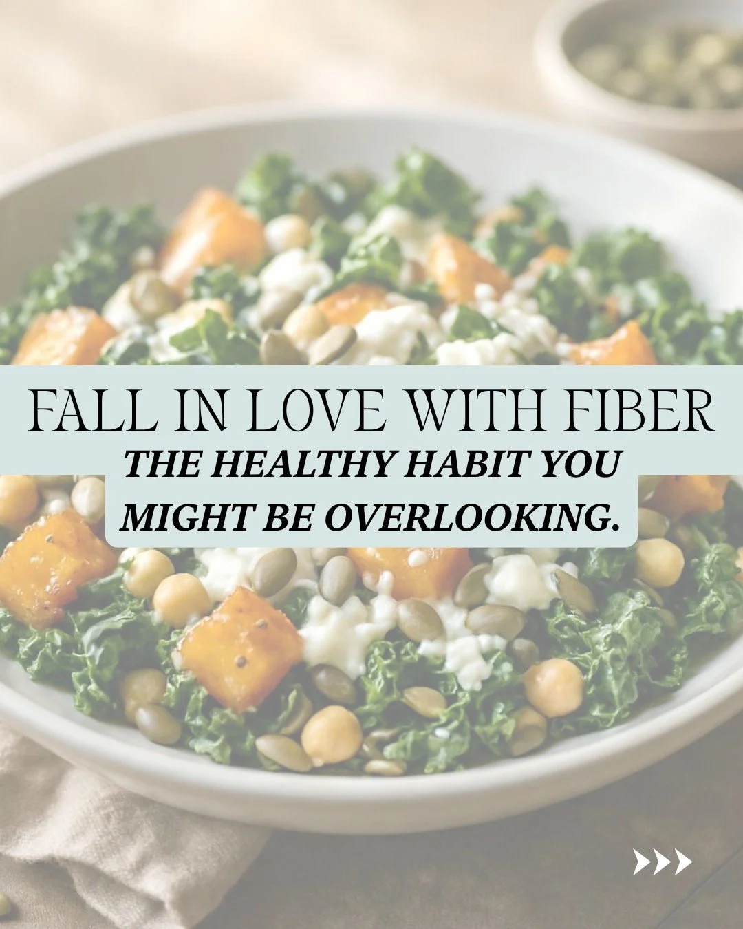 🍂 Let's talk about fiber!

If you're focusing on eating healthier, managing cravings, or supporting your health through midlife, there's one simple nutrition habit worth paying attention to: getting enough fiber.

Fiber helps support digestive healt