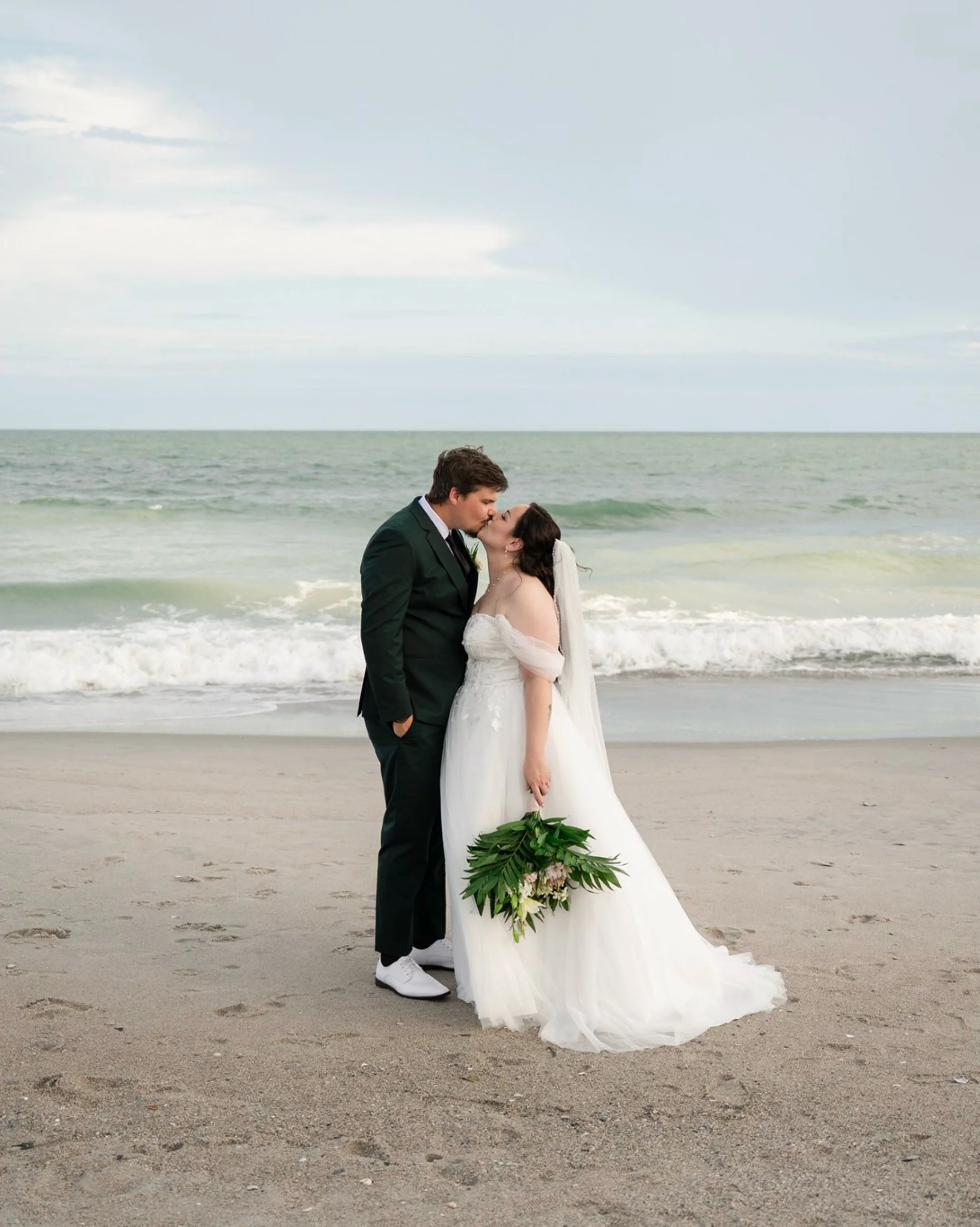 Beach weddings are my fave 🏝️ 
It was a beautiful end to the weekend for E&amp;D! Congrats! 🍾 

Myrtle beach photographer &bull; wedding photographer &bull; beach wedding &bull; South Carolina photographer &bull;

#southcarolinaweddingphotographer 