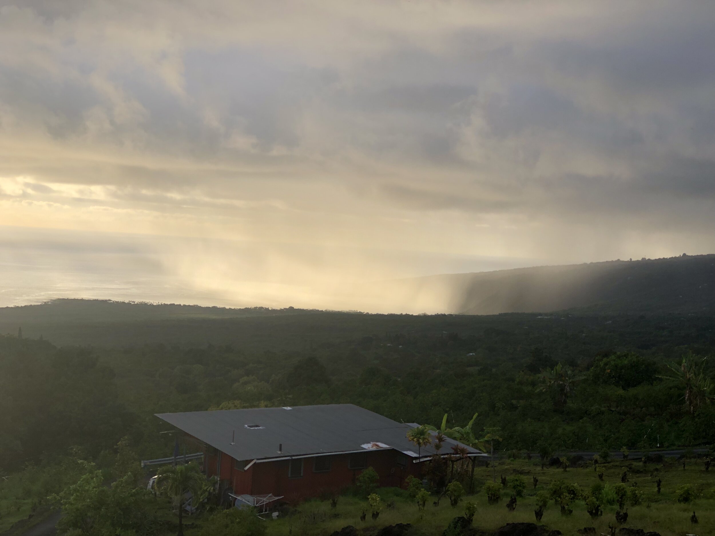 Rain over the Bay