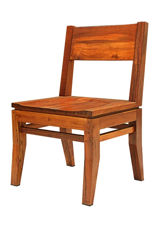 Yellow Dot Series . big boy  - half back dining chair