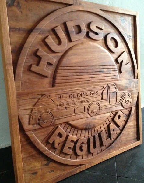 Carved Artwork - Antique Oil Series . SOLD