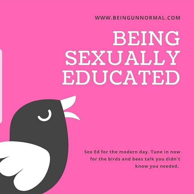 We loved nerding out about sex-ed on the Being Sexually Educated episode of the @beingunnormalpodcast 💜 🧡 Give it a listen when you get a minute!