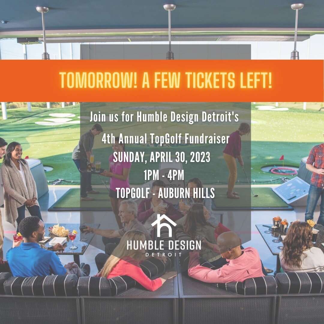 JOIN US SUNDAY FOR OUR TOPGOLF FUNDRAISING EVENT! 

We have a few tickets left for our return to TopGolf and our 4th annual fundraiser on Sunday, April 30th!

Come join us to help end homelessness with an afternoon of fun, food, prizes, and maybe a l