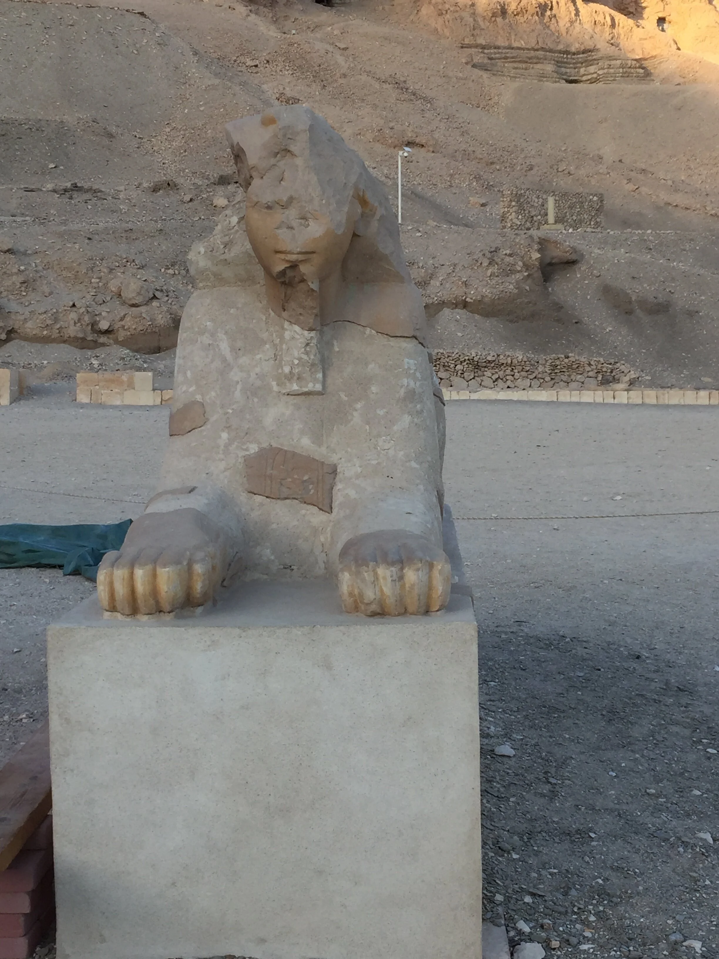 outside Hetshepsut's Temple