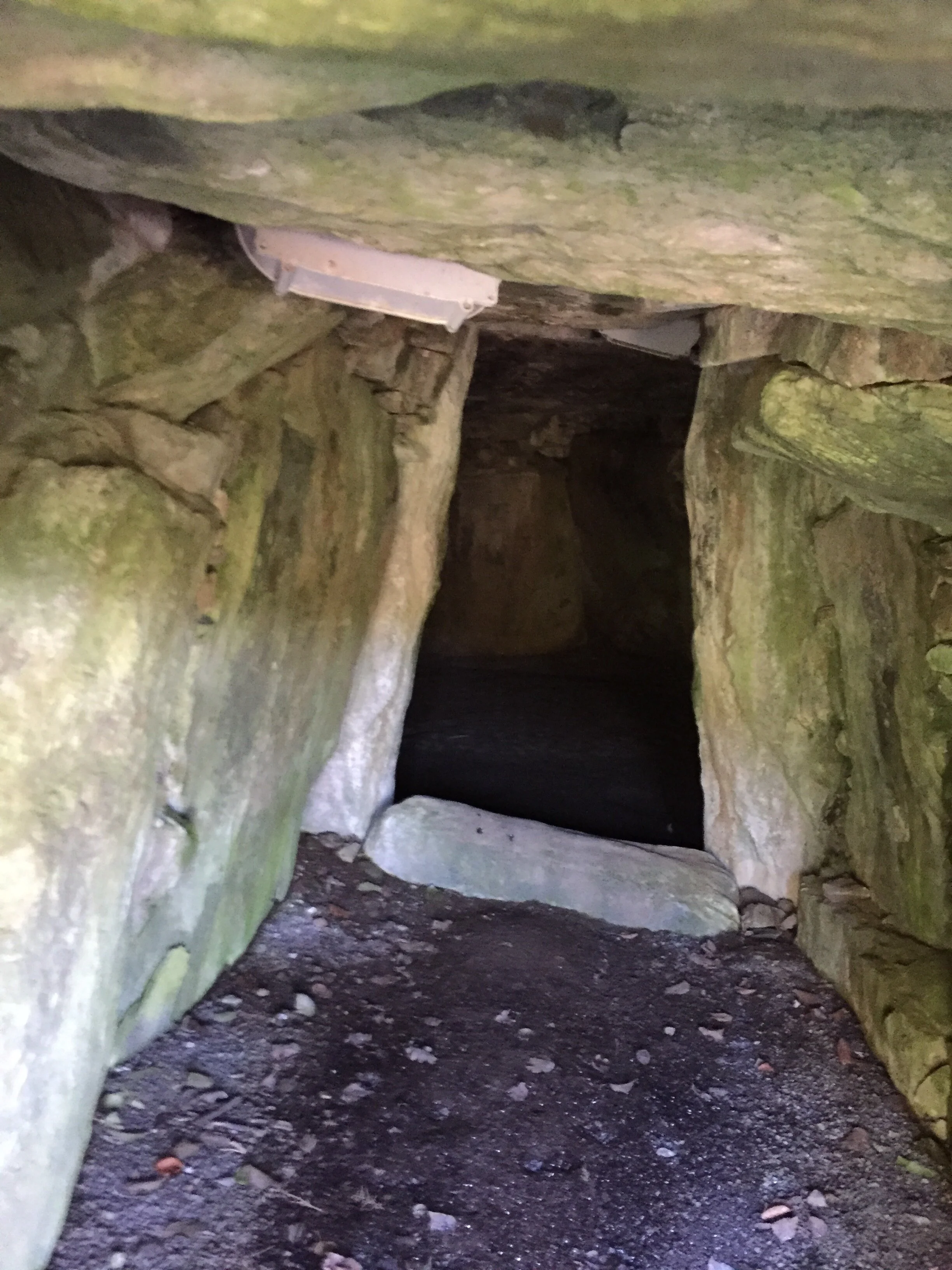 Inside Dowth Mound