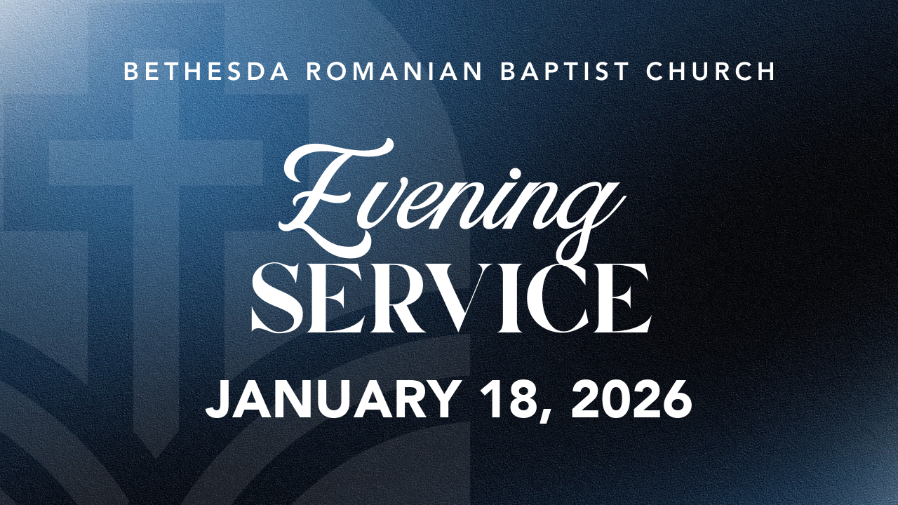 Evening Service January 18, 2026