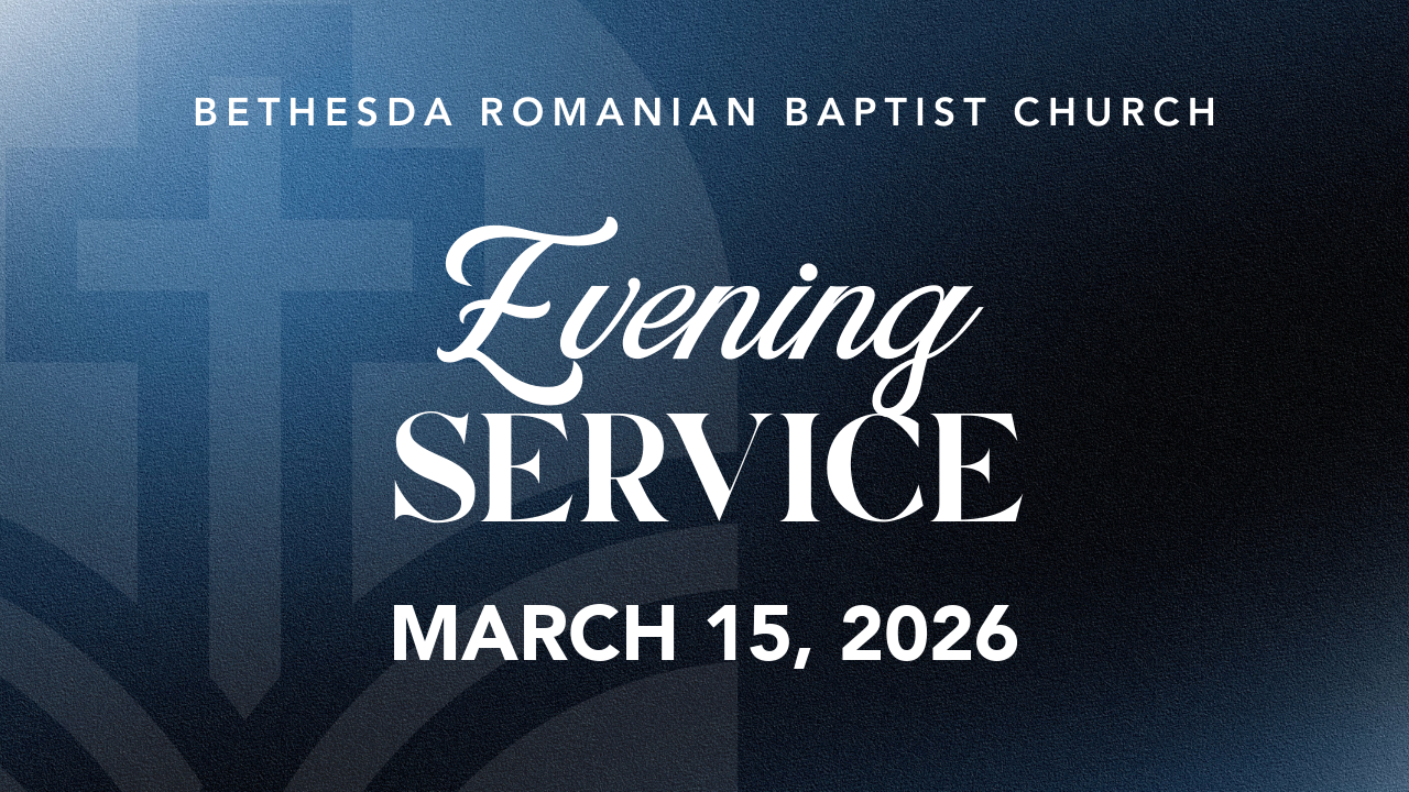 Evening Service March 15, 2026