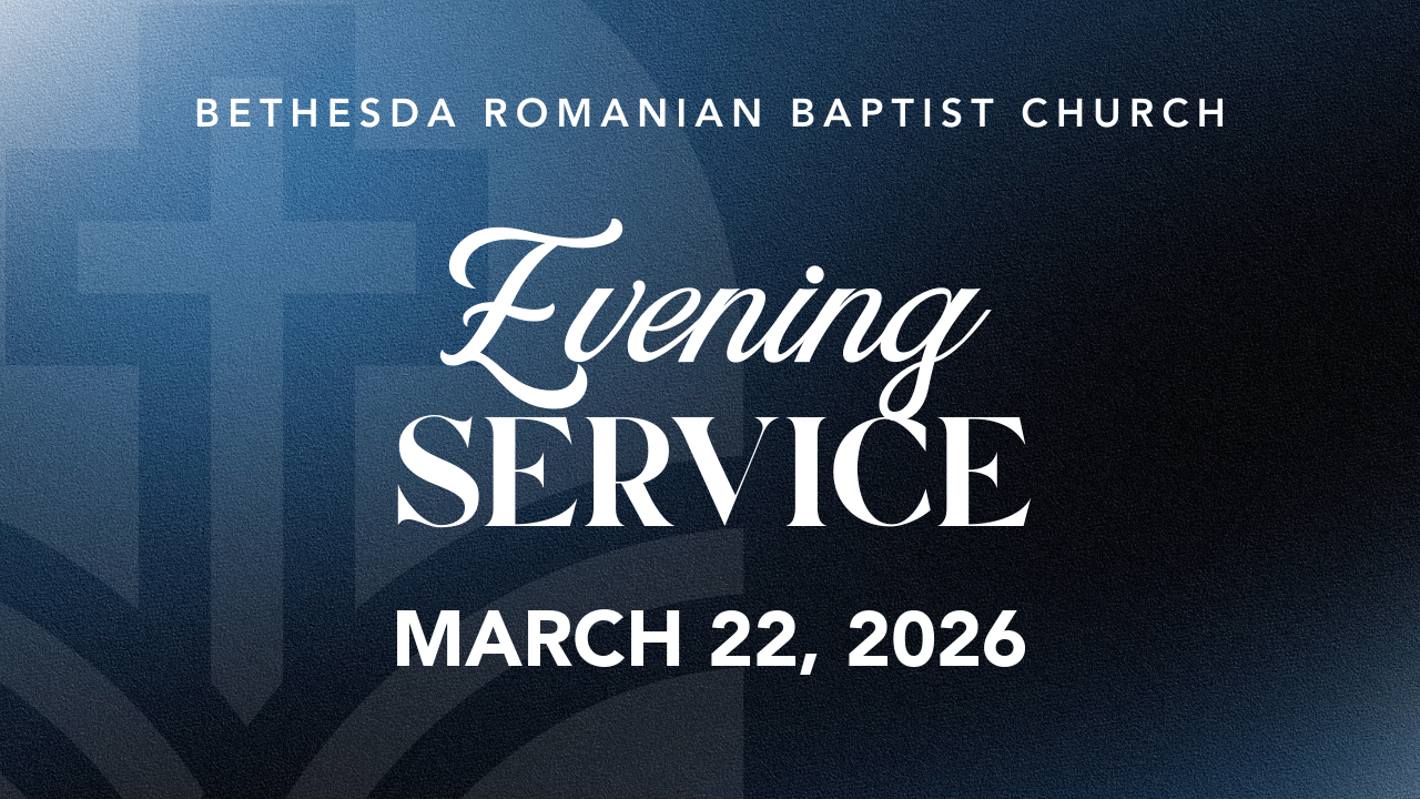 Evening Service March 22, 2026
