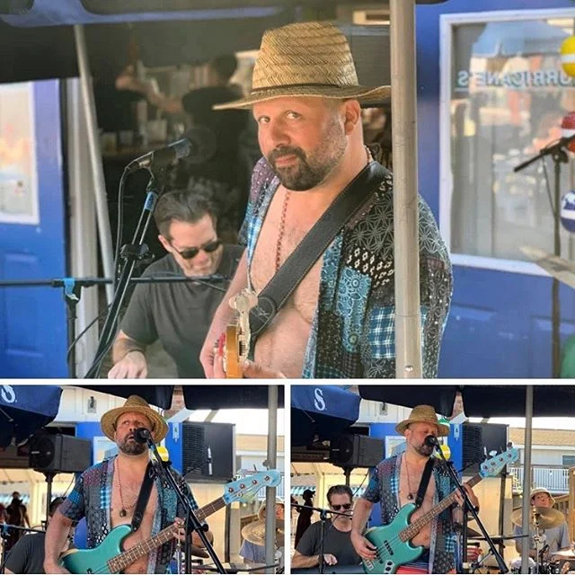 We had a blast playing day one at the Fire island hotel yesterday.  Let&rsquo;s do it again today! .
.
.
.
.
#fireislandhotel #jealousfatesnyc #giggingmusician #fender #musiciansofinstagram #funk #beachlife