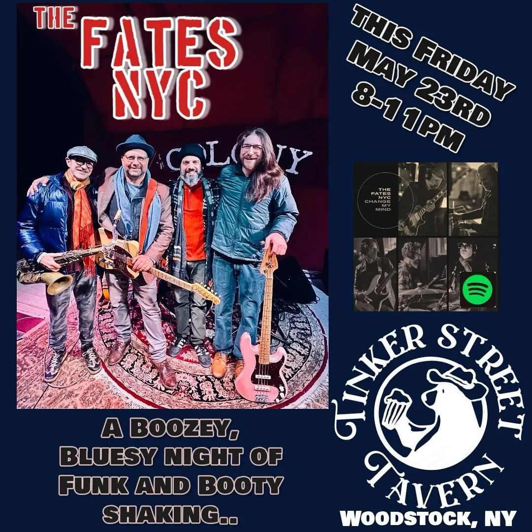 Let the summer begin! (No more rain). Come on out woodstock,  let&rsquo;s start the Memorial Day weekend off right! 8-11 no cover.  Great hang.  #realbars #fatesnyc